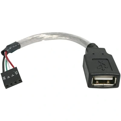 Afbeelding van StarTech.com 15cm USB 2.0 Kabel A naar 4 pins Moederbord Aansluitkabel F/F