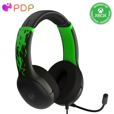 Afbeelding van PDP Gaming Airlite Wired Stereo Headset Jolt Green (Glow in the Dark)
