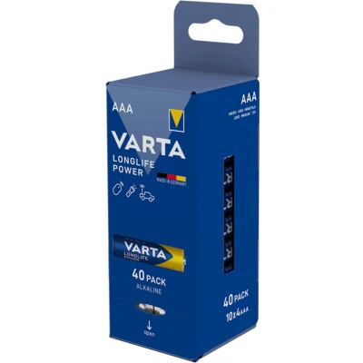 Afbeelding van Varta Longlife power AAA box 40