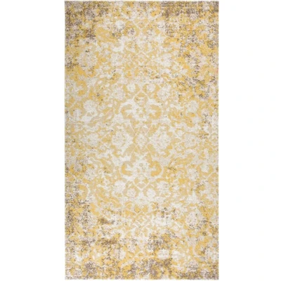 Afbeelding van vidaXL Buitenkleed platgeweven 115x170 cm geel
