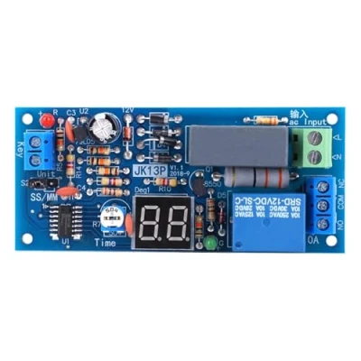 Afbeelding van 220V AC Vertraging Timer Relaismodule 1 99 Seconden/1 Minuten Tijdsbereik Hoge nauwkeurigheid Elektrische voeding Relaiskaart Vertragingsrelaismodule