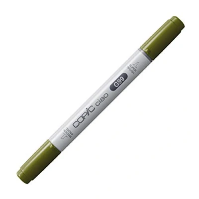 Afbeelding van COPIC Ciao Marker Type G 99, Olive, veelzijdige layout marker, op alcoholbasis, met een medium breedte en brush tip