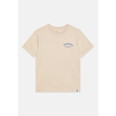 Afbeelding van Jack &amp; Jones Junior Jjebrandes Backp Tshirt print voor kinderen, Maat: 128, Moonbeam