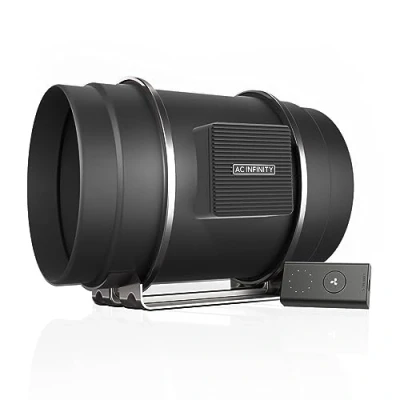 Afbeelding van AC Infinity Cloudline S8, stille inline kanaalventilator van 20 cm met toerentalregelaar, afvoerventilator voor koelversterker, tenten, hydrocultuur