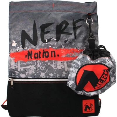 Afbeelding van Nerf gymtas zwart