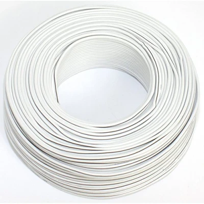 Afbeelding van luidsprekerkabel 2x0,50mm2 50m wit CCA audiokabel