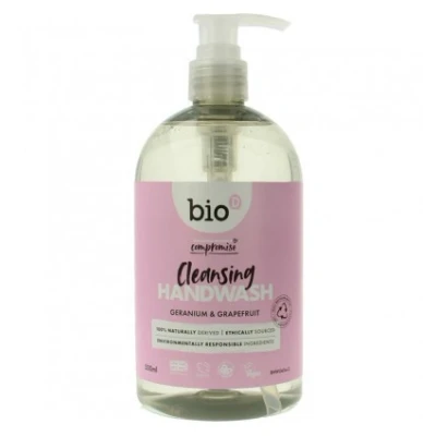 Afbeelding van Bio D Sanitising Hand Wash Geranium 500ML
