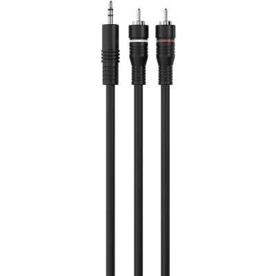 Afbeelding van Sinox SOE06002 audio kabel 1,2 m 3.5mm 2 x RCA Zwart