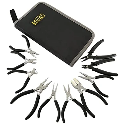 Afbeelding van vouiu 10 delige sieraden tang set maken gereedschap