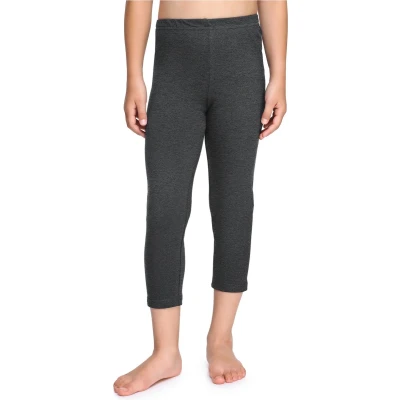 Afbeelding van Merry Style Meisjes Leggings Sport Vrijetijdsbroek Capri Katoen MS MS10 226 LE Donker gemêleerd 146