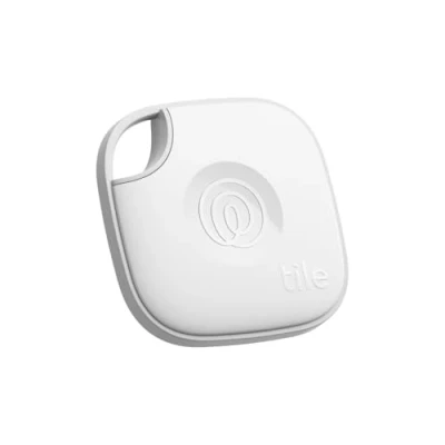 Afbeelding van Tile by Life360 Mate (2024) Bluetooth tracker, sleutelfinder en itemfinder voor sleutels, tassen meer. Telefoonzoeker. Zowel iOS als Android compatibel. 1 pack (wit)