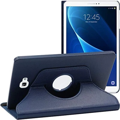 Afbeelding van ebestStar Hoes voor Samsung Galaxy Tab A6 A 10.1 (2018, 2016) T580 T585, Roterende Etui, Case, 360 Draaibaar hoesje, Donkerblauw