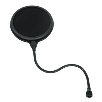 Afbeelding van Gator Cases Split Level dubbellaags popfilter met bevestigingsklem; past op de meeste standaard microfoonstatieven (GM POP FILTER)