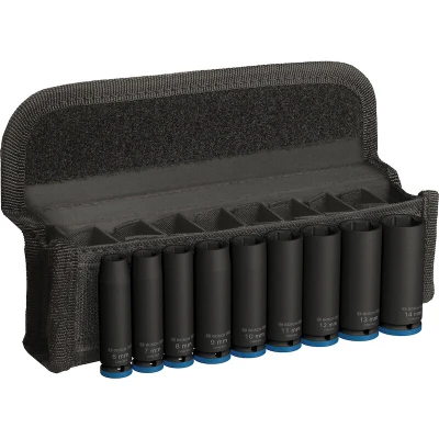 Afbeelding van Bosch Blauw 9 delige Krachtdoppenset 50 mm 6, 7, 8, 9, 10, 11, 12, 13, 14 2608003035