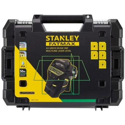 Afbeelding van Stanley FatMax X3G Laserwaterpas in koffer 3x 360 35m Groen FMHT1 77356