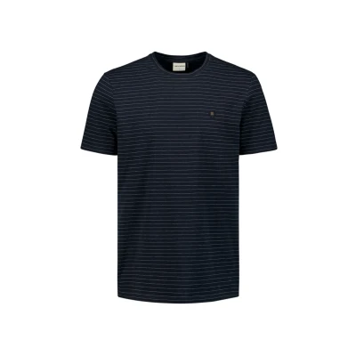 Afbeelding van No Excess Tshirt Pin Stripe Marine 3XL