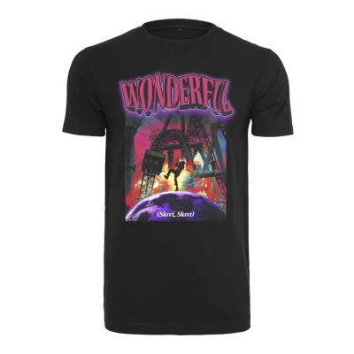 Afbeelding van Mister Tee Wonderful Tshirt print, Heren, Maat: Medium, Black