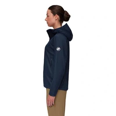 Afbeelding van Mammut Ultimate Hooded Jacket Women Softshelljas, Dames, Maat: XS, Marine