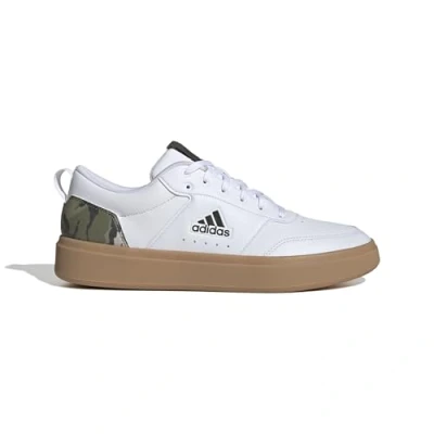 Afbeelding van adidas Park St Non Football lage schoenen voor heren, Ftwr Witte Olijf Strata Gum 3, 39 1/3 EU