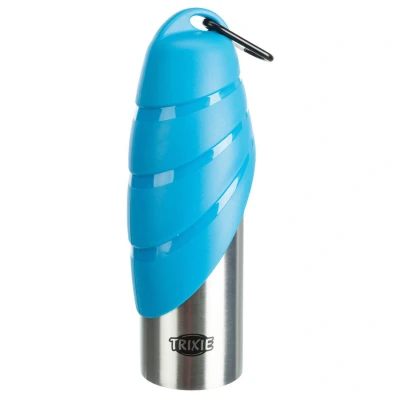 Afbeelding van Trixie Drinkfles Rvs Met Plastic Drinkbakje Assorti 750 ML (361726)