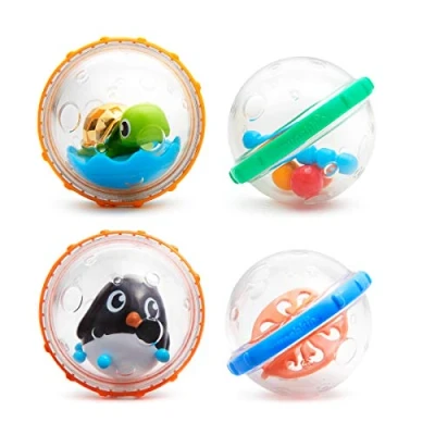 Afbeelding van Munchkin Badspeelgoed drijft en speelt met luchtbellen, 4 stuks