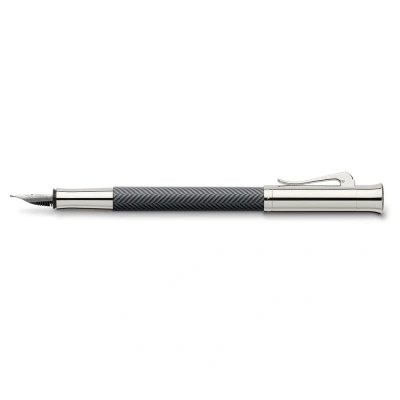 Afbeelding van Graf von Faber Castell Guilloche Ciselé Anthracite FP F