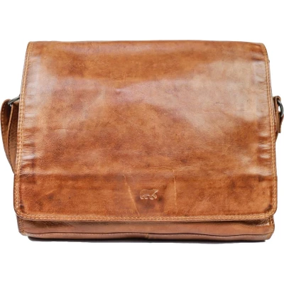 Afbeelding van Bear Design Cow Lavato Hanna Schoudertas Cognac