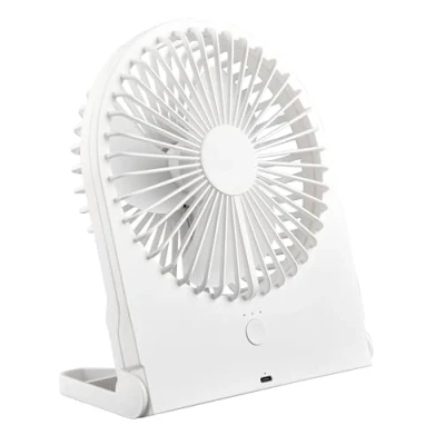 Afbeelding van Trio Leuchten Tafelventilator Breezy H 23 cm oplaadbaar wit