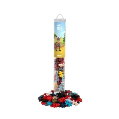 Afbeelding van Plus Viking Tube Constructiespeelgoed Set Met Bouwstenen 100 Delige Bouwset Bouwspeelgoed Vanaf 3 Jaar