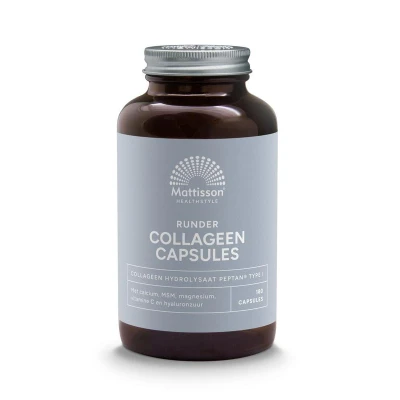 Afbeelding van Mattisson HealthStyle Runder Collageen Capsules 180CP
