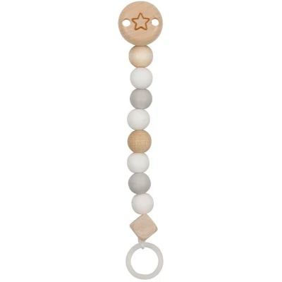 Afbeelding van Goki Soother chain star L= 21 cm