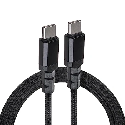 Afbeelding van Maclean 2x Kabel USB C 15W 3A 2m Zwart