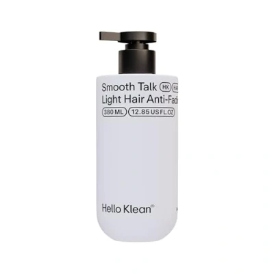 Afbeelding van Hello Klean Smooth Talk Light Hair Anti Fading Conditioner Hydrateert &amp; herstelt om schade door hard water te herstellen Voorkomt kleurvervaging beschermt tegen gele tinten Met UV bescherming