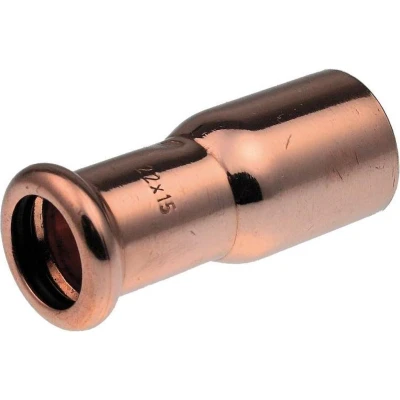 Afbeelding van VSH XPress Koper verloopstuk 15 mm pers x Ø 22