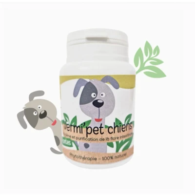 Afbeelding van KasTete Franse natuurlijke ontwormen voor honden extracten doeltreffend 120 capsules