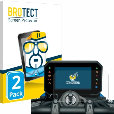 Afbeelding van BROTECT Screenprotector voor Suzuki GSX 8S 2023 Folie Beschermfolie transparant (2 Stuks)