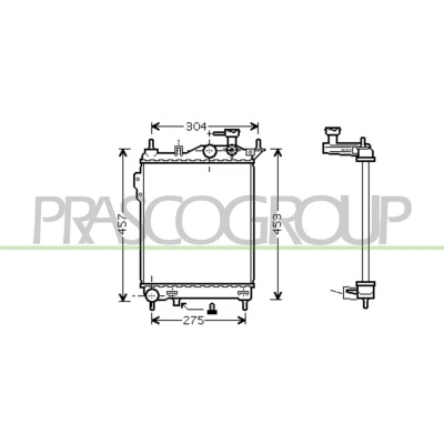 Afbeelding van Radiateur PRASCO HN330R001