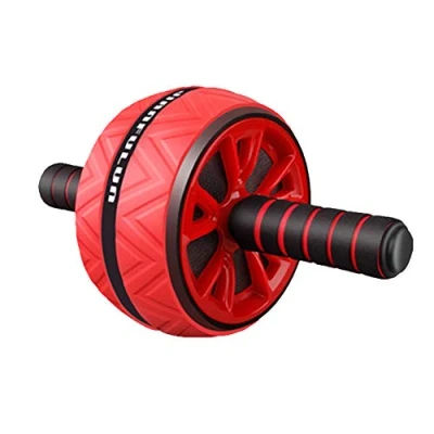 Afbeelding van Abdominale Roller Ab Wiel Kracht Training Apparatuur Trainer Machine Power Gym Voor Thuis Oefening Abs rood, freesize