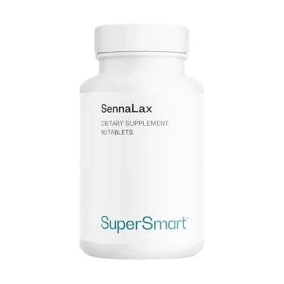 Afbeelding van SennaLax Sennenbladerextract Natuurlijke, sterke laxeerhulp ter verlichting van constipatie en verbetering de spijsvertering 90 tabletten SuperSmart