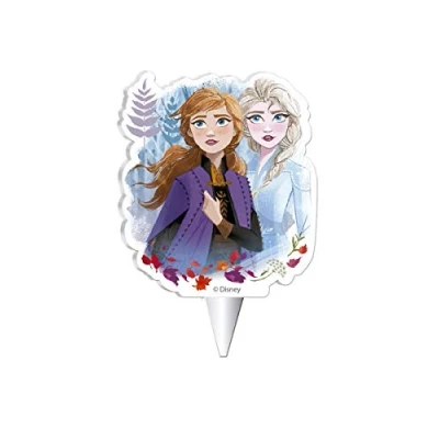 Afbeelding van Dekora Disney Frozen 2D verjaardagskaars 2