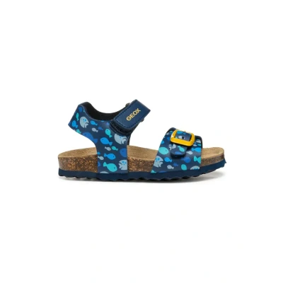 Afbeelding van Geox B Chalki Boy sandalen voor kinderen, Navy Geel, 26 EU