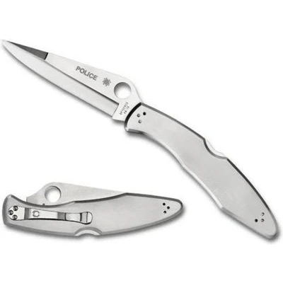 Afbeelding van Spyderco Zakmes Police 3 Silver VG 10 PE