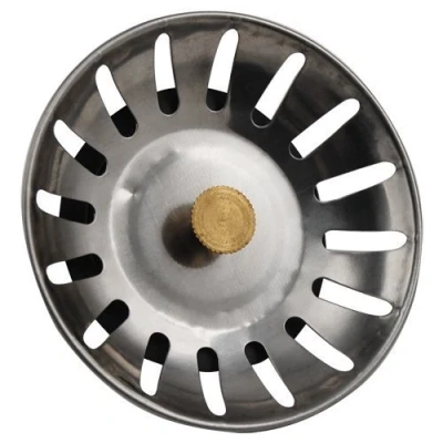 Afbeelding van Accessotech Afwasbak bekken zeef haar val bad stop gat afval filter staal