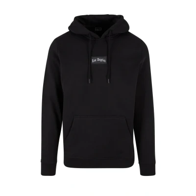 Afbeelding van Mister Tee LA Sketch Patch Hoodie, Heren, Maat: Small, Black