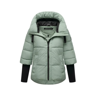 Afbeelding van Navahoo Stepp Lotusherz Winterjas, Dames, Maat: XS, Smokey mint