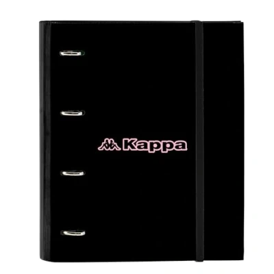 Afbeelding van Ringmap Kappa Silver pink Zwart Roze 27 x 32 3.5 cm