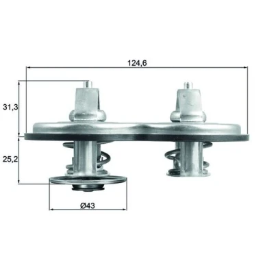 Afbeelding van Mahle Original Thermostaat TX 141 83