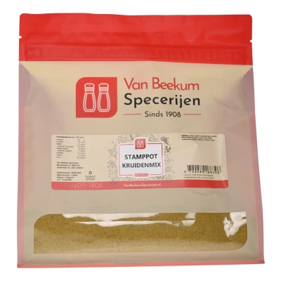 Afbeelding van Van Beekum Specerijen Stamppot Kruidenmix 1 kilo (hersluitbare stazak)