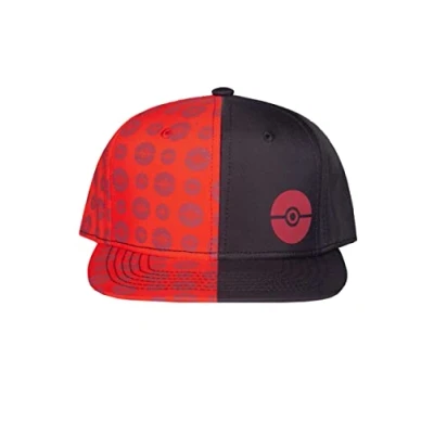 Afbeelding van Pokémon Red &amp; Black Men&#039;s Snapback Cap