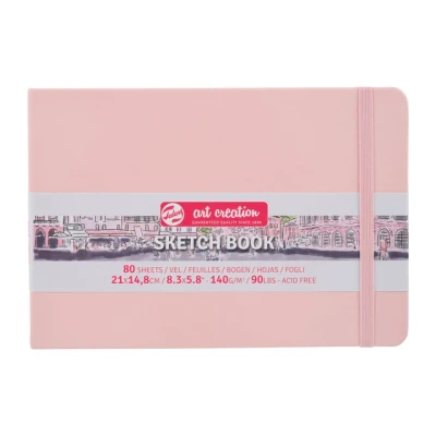 Afbeelding van Schetsboek Talens Art Creation roze 21x15cm 140gr 80vel